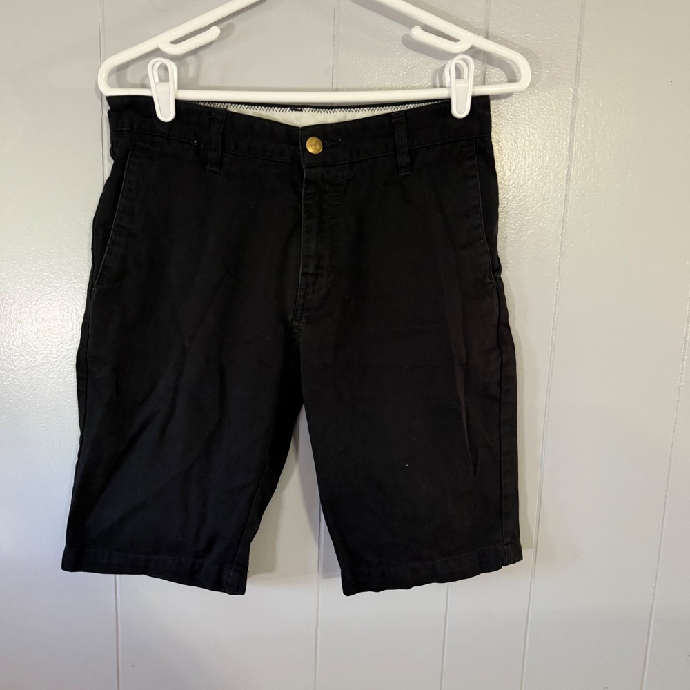 Volcom‎ Shorts Mens 28 Frickin Modern Fit Chino Twill Black Skate EUC